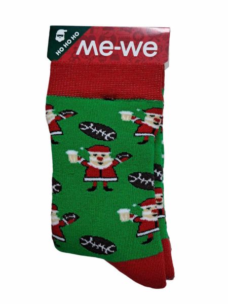 Εικόνα της MeWe Πράσινες Παιδικές Κάλτσες Με Πατουσάκια Σιλικόνης.