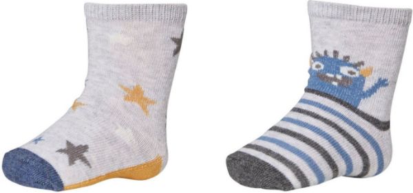 Εικόνα της 2 ΖΕΥΓΗ Ysabel Mora Βρεφικές κάλτσες Γκρι.