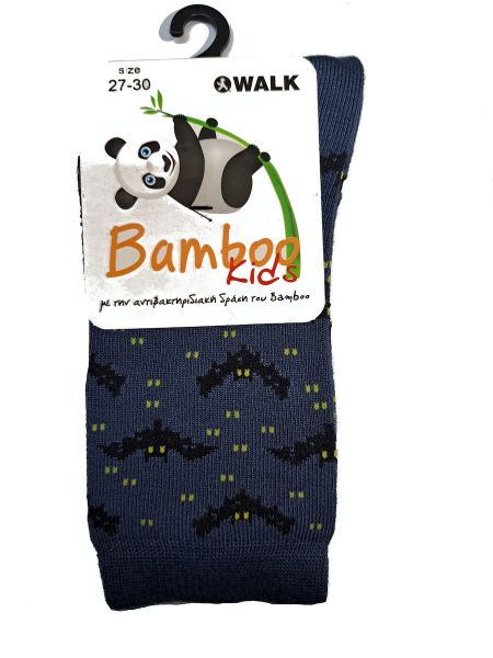 Εικόνα της Walk Bamboo ραφ παιδικές κάλτσες.