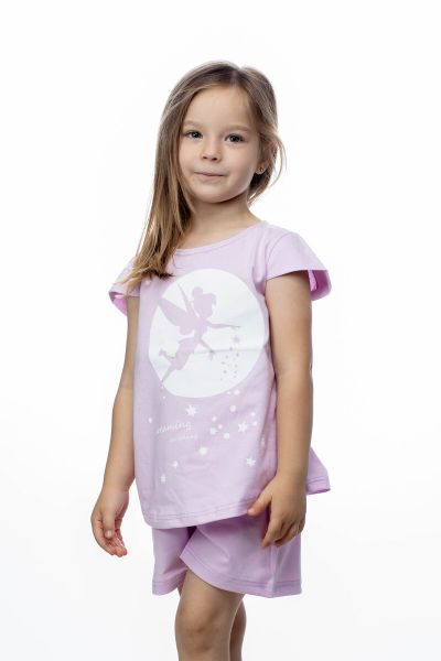 Εικόνα της Galaxy Βαμβακερή Λιλά Παιδική Πιτζάμα. Με Στάμπα