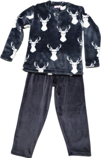 Εικόνα της Jeannette Παιδική πιτζάμα ανθρακί.