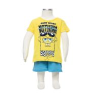 Εικόνα της Galaxy Παιδική Πιτζάμα Καλοκαιρινή Βαμβακερή Κίτρινο 305-24