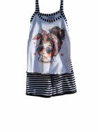 Εικόνα της Galaxy Βαμβακερή Παιδική Πιτζάμα Λευκή/Μπλε.