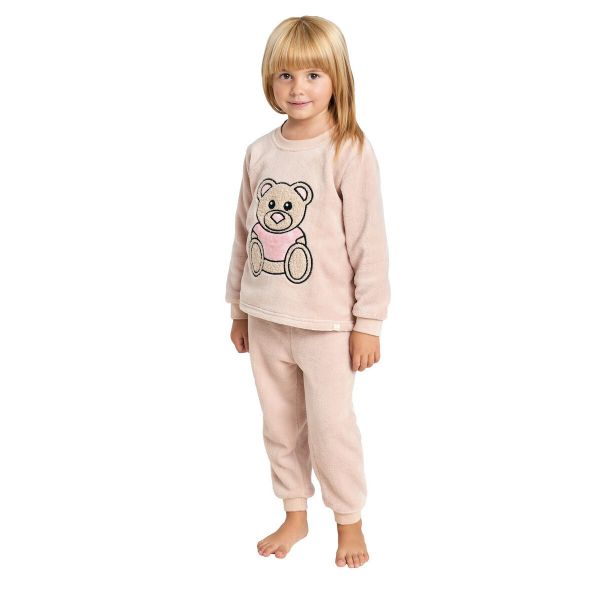 Εικόνα της Muydemi nude φλις χνουδωτή παιδική πιτζάμα.