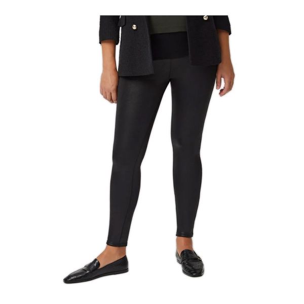 Εικόνα της Ysabel Mora Μαύρο (Τύπου Δερματίνη) Κολάν Εγκυμοσύνης Ισοθερμικό 70169