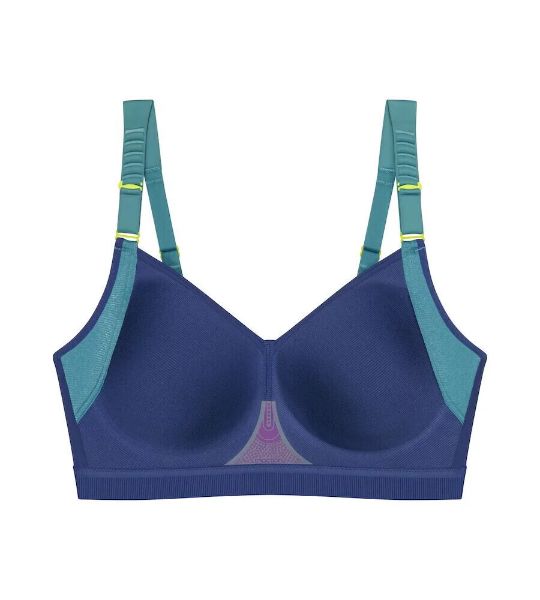 Εικόνα της Triumph Triaction Gravity Lite P EX Μπλε Αθλητικό Σουτιέν Χωρίς Μπανέλα.