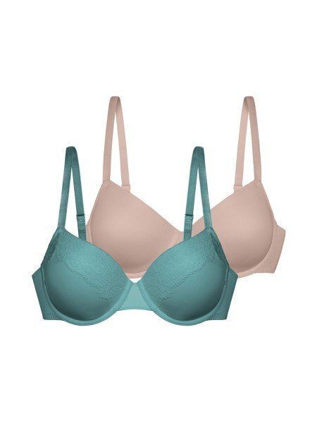 Εικόνα της Dorina Βεραμαν-μπεζ Σουτιέν με Ελαφριά Ενίσχυση & Μπανέλες 2Pack FXTT0041LA086-2X0466