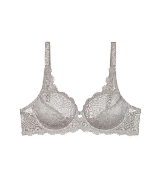 Εικόνα της Triumph Amourette WP Γκρι Σουτιέν Με Δαντέλα & Μπανέλες.