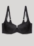 Εικόνα της Gisela Μαύρο Σουτιέν Με Δαντέλα & Μπανέλες.