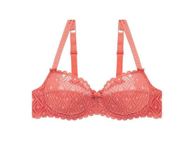 Εικόνα της Bestform σουτιέν τερρακότα με μπανέλα, χωρίς επένδυση.