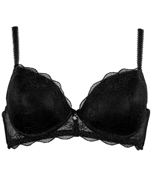 Εικόνα της Cybele μαύρο σουτιέν με μπανέλα και ελαφριά επένδυση.