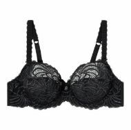 Εικόνα της Bestform μαύρο/γκρι σουτιέν με μπανέλα. χωρίς επένδυση.