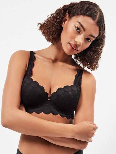 Εικόνα της Gisela Μαύρο σουτιέν με δαντέλα, μπανέλα & ελαφριά επένδυση.