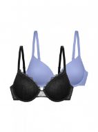 Εικόνα της Dorina Black, Blue Σουτιέν με Ελαφριά Ενίσχυση 2Pack FXTT0043ME022-2X0440