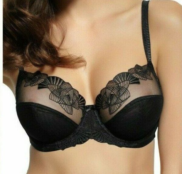 Εικόνα της Panache Loretta Balconnet Μαύρο Σουτιέν Με Δαντέλα & Μπανέλες.