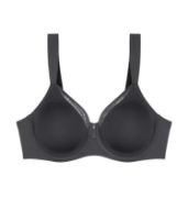 Εικόνα της Triumph True Shape Sensation W01 Γκρι Σκούρο Minimizer Σουτιέν Με Μπανέλα.
