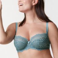 Εικόνα της Bestform σμαραγδί σουτίεν με δαντέλα & μπανέλα.
