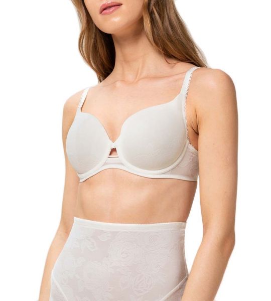 Εικόνα της Triumph Wild Rose Sensation Λευκό Σουτιέν με Μπανέλες 10205990-00GZ