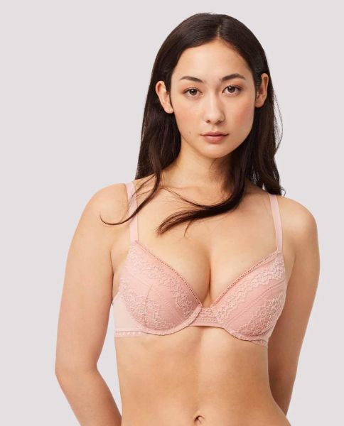 Εικόνα της Ysabel Mora Ροζ Σουτιέν Push Up 10586