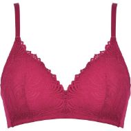 Εικόνα της Naturana Ρουμπινί σουτιέν χωρίς μπανέλα, με ελαφριά επένδυση & δαντέλα.