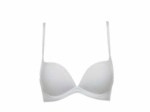 Εικόνα της Lormar Desiderio Reggiseno λευκό σουτιέν χωρίς μπανέλα, με ενίσχυση.