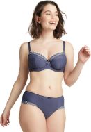 Εικόνα της Bestform Μπλε σουτιέν με μπανέλα, χωρίς επένδυση.