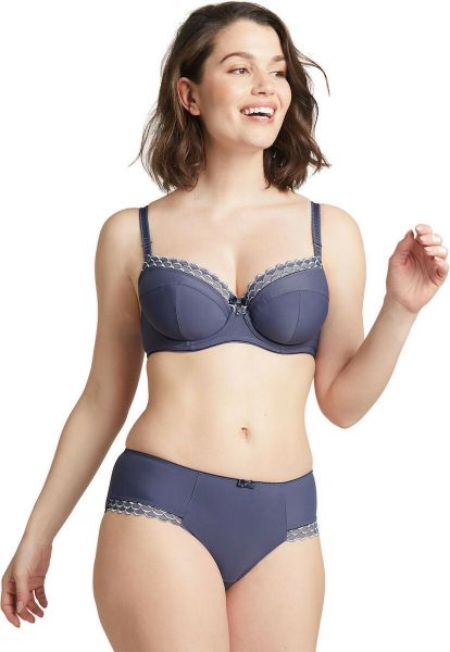 Εικόνα της Bestform Μπλε σουτιέν με μπανέλα, χωρίς επένδυση.