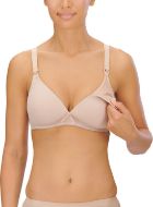 Εικόνα της Naturana Μπεζ σουτιέν θηλασμού με ελαφριά επένδυση, χωρίς μπανέλα.