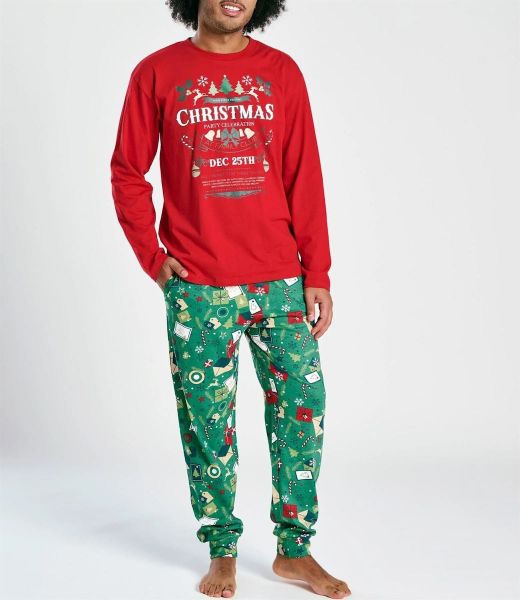 Εικόνα της Muydemi Βαμβακερές Κόκκινες/Πράσινες Xmas Πιτζάμες.