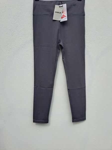 Εικόνα της Walk Γκρι Σκούρο Lycra Γυναικείο Κολάν 7/8 Αθλητικό.
