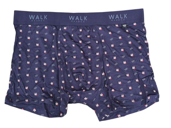 Εικόνα της Walk Bamboo Boxer Μπλε "Bowling".