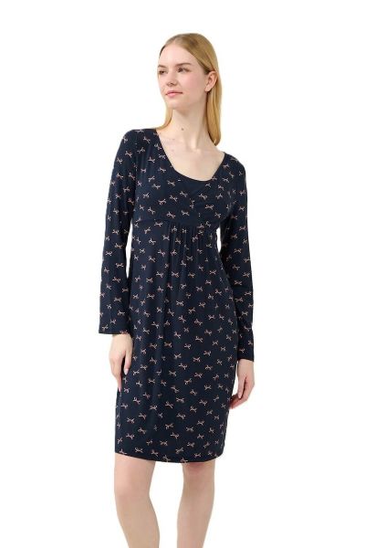 Εικόνα της Vamp Micromodal Γυναικείο Νυχτικό Θηλασμού Μπλέ 23056