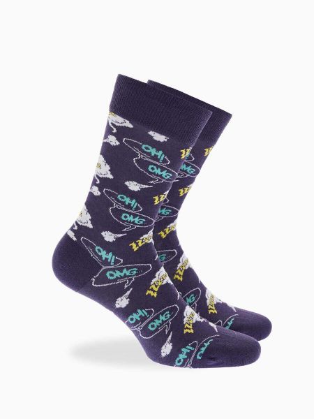 Εικόνα της Walk Ανδρικές Κάλτσες Μωβ W1064-34_55