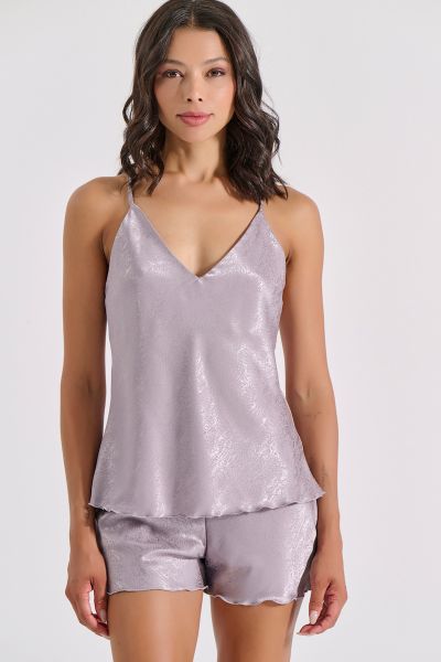 Εικόνα της Milena by Paris Χειμερινό Στέν Babydoll Ασημί 004205-Ασημί