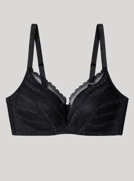 Εικόνα της Gisela Μαύρο Σουτιέν Χωρίς Μπανέλες Με Ελαφριά Επένδυση.
