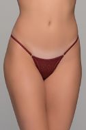 Εικόνα της Milena by Paris Γυναικείο Sexy String Μπορντό 006915-Μπορντό