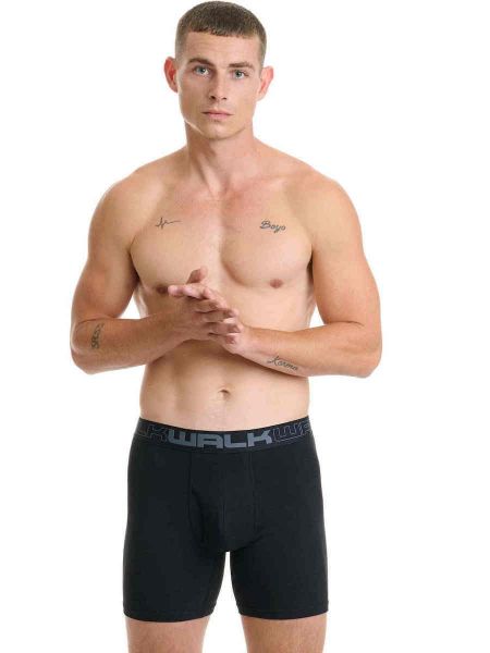Εικόνα της Walk Ανδρικό Μποξεράκι Μαύρο W1764-2-0202