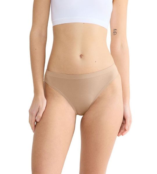 Εικόνα της Sloggi Go Sense High Γυναικεία Slip 2Pack Μπεζ 10225668-1195