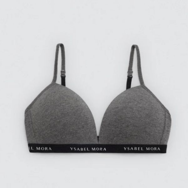 Εικόνα της Ysabel Mora Γκρι Σκούρο Σουτιέν χωρίς Μπανέλες 18973
