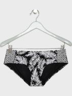 Εικόνα της Dorina Mandalay  Tummy Control Classic-Hipster ασπρόμαυρο εμπριμέ.