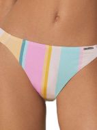 Εικόνα της Ysabel Mora Εκρού Ριγέ Μαγιό Slip.