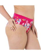 Εικόνα της Dorina Vanua Levu High Leg Brief Φούξια Φλοράλ.