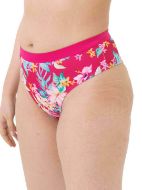 Εικόνα της Dorina Vanua Levu High Leg Brief Φούξια Φλοράλ.