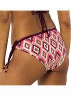 Εικόνα της Dorina Comoros εμπριμέ μαγιό σλιπ με κορδόνια στα πλαϊνά.