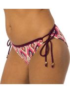 Εικόνα της Dorina Comoros εμπριμέ μαγιό σλιπ με κορδόνια στα πλαϊνά.