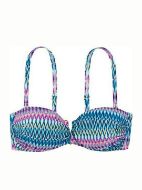 Εικόνα της Dorina Πολύχρωμο μπλε/φούξια μαγιό bandeau. ( Κωδ.: D17090A)