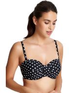 Εικόνα της Panache Anya Spot SW ασπρόμαυρο πουά.
