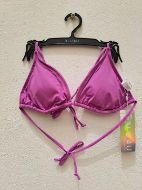 Εικόνα της Blu4u Λιλά Δετό Τρίγωνο Bikini Top.