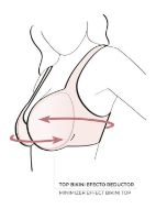 Εικόνα της Ysabel Mora Εκρού Εμπριμέ Minimizer Top.