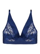 Εικόνα της Triumph Vivid Spotlight N μπλε σουτιέν χωρίς μπανέλα, χωρίς επένδυση.